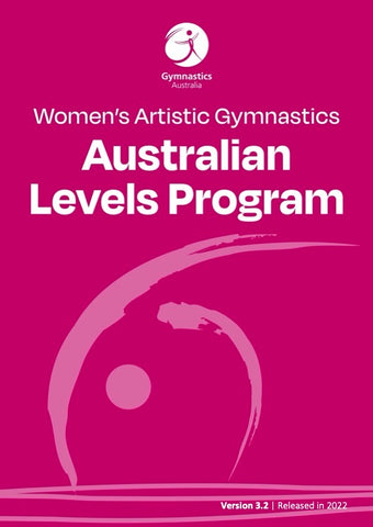 Women's Artistic Gymnastics Australian Levels Program (ALP) Manual