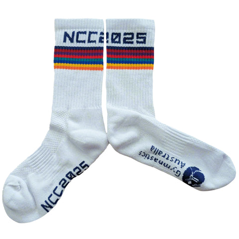 2025 NCC Crew Socks [wht]