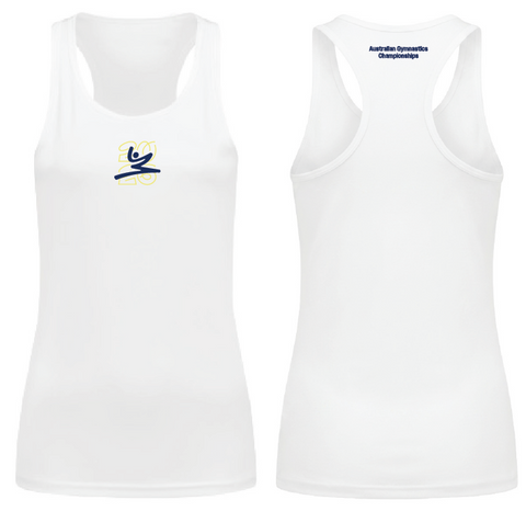2026 LADIES SINGLET - WHITE