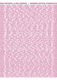 2026 NCC WOMENS ARTISTIC GYMNASTICS [Pre-Order Only]