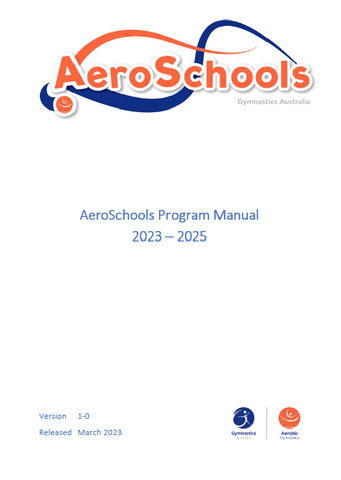 AeroSchools Program Manual 2023-2025
